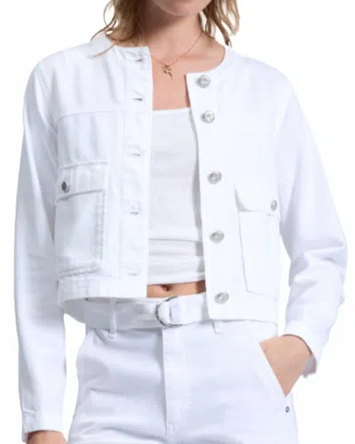 Rag & Bone Featherweight Drew Jacket In Optic White In Gray