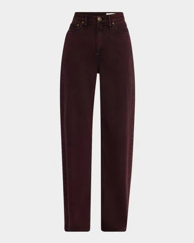 Rag & Bone Featherweight Logan Mid-rise Wide-leg Jeans