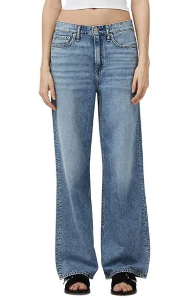 Rag & Bone Featherweight Logan Wide Leg Jeans In Audrey