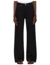 Rag & Bone Womens Logan Mid-rise Wide-leg Stretch-denim Jeans Elenna In Black