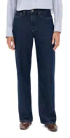 Rag & Bone Featherweight Logan Wide Leg Jeans Welbk In Blue