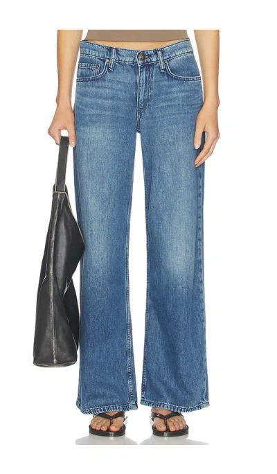 Rag & Bone Featherweight Saige Low-rise Ankle Straight Jeans In Blue