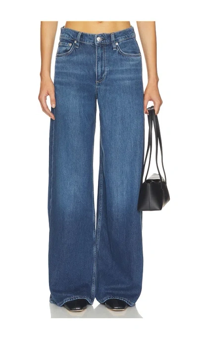 Rag & Bone Featherweight Sofie Full Wide Jeans In Blue