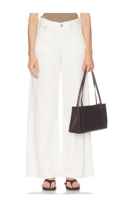 Rag & Bone Featherweight Sofie Full Wide Jeans In White