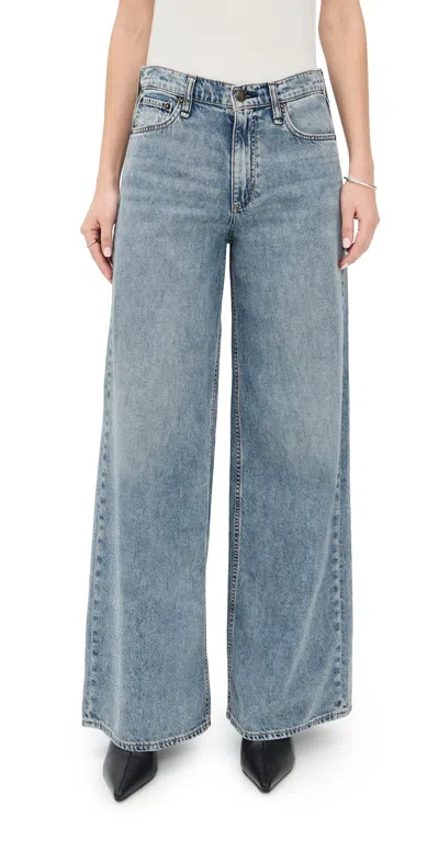 Rag & Bone Featherweight Sofie Full Wide Pants Theo