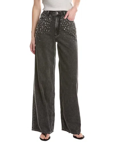 Rag & Bone Featherweight Sofie High-rise Full Wide Leg Jean In White