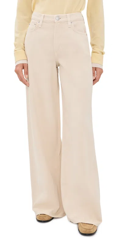 Rag & Bone Featherweight Sofie Jeans Sandstone In White