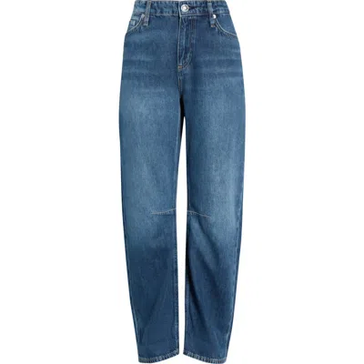 Rag & Bone Featherweight Stevie Slim Tapered Barrel Leg Jeans In Blue
