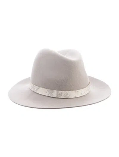Pre-owned Rag & Bone Fedora In Grey