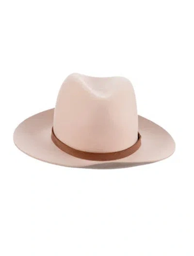 Pre-owned Rag & Bone Fedora In Pink
