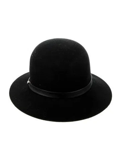 Pre-owned Rag & Bone Felt Fedora Hat In Black