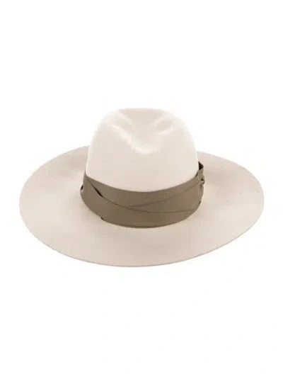 Pre-owned Rag & Bone Felt Fedora Hat W/tags In Neutrals