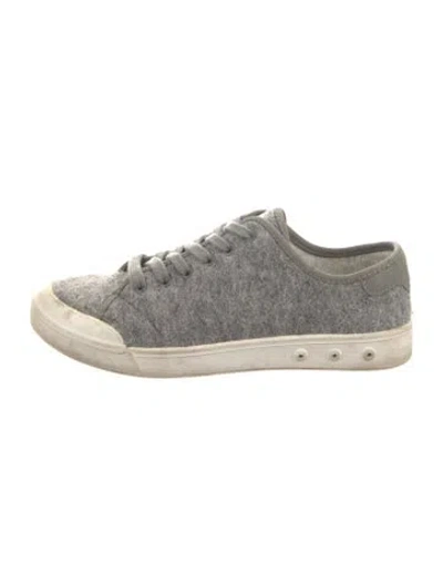Pre-owned Rag & Bone Felt Sneakers In Grey