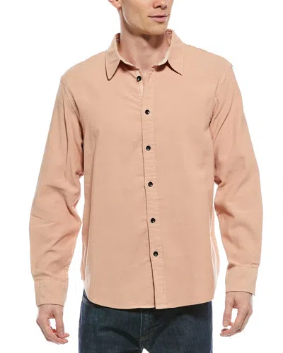 Rag & Bone Finch Corduroy Shirt In Pink