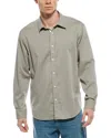 Rag & Bone Finch Zig Zag Dobby Shirt In Gray