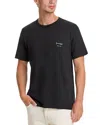 Rag & Bone Fish-embroidered Cotton T-shirt In Black