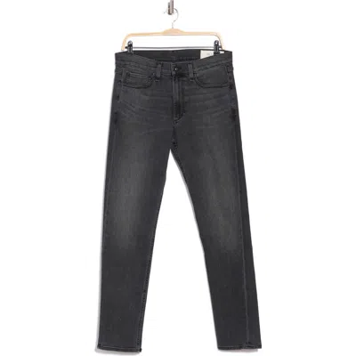 Rag & Bone Fit 2 Authentic Stretch Tanzanite Slim Jean In Black