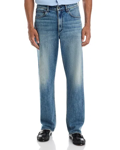 Rag & Bone Fit 4 Authentic Straight Fit Stretch Jeans In Damian In Blue