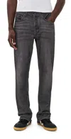 Rag & Bone Fit 4 Miramar Straight Leg Cotton Terry Sweatpant Jeans In Black