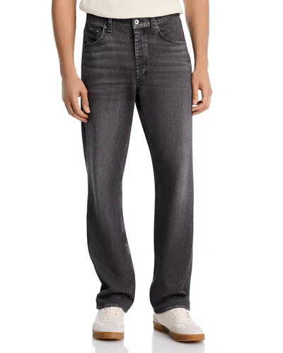 RAG & BONE RAG & BONE FIT 4 MIRAMAR TERRY SWEATPANTS JEANS IN FADED BLACK