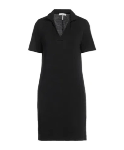 Rag & Bone Fitted Knitted Dress In Black