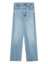 Rag & Bone Five-pocket Wide-leg Jeans In Blue