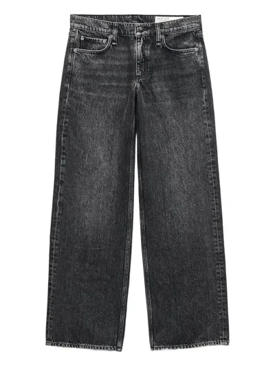 Rag & Bone Five-pockets Jeans In Black
