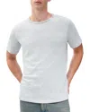 Rag & Bone Flame Classic Fit Short Sleeve Tee In Gray