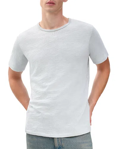 Rag & Bone Flame Classic Fit Short Sleeve Tee In Gray