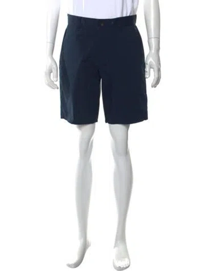 Pre-owned Rag & Bone Flat Front Shorts W/ Tags In Blue