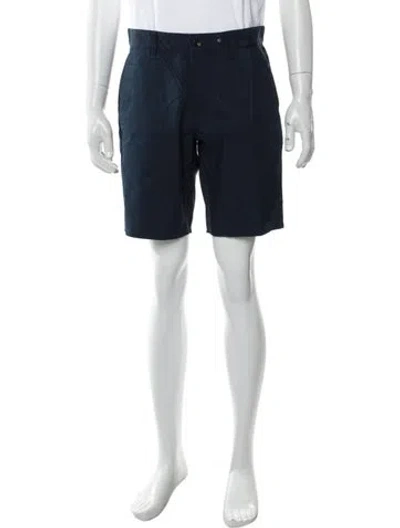 Pre-owned Rag & Bone Flat Front Shorts W/ Tags In Blue