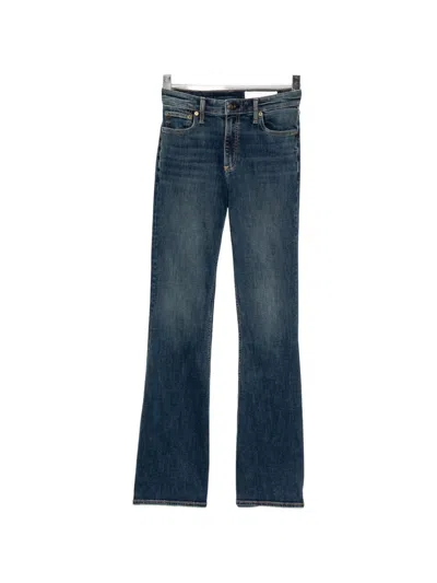 Rag & Bone Flexi Dahlia Flared Jeans In Blue