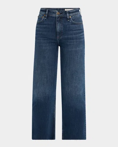 Rag & Bone Flexi Dahlia Mid-rise Flare Jeans In Blue