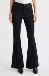 Rag & Bone Flexi Dahlia Mid Rise Flare Jeans In Black