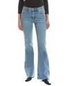 Rag & Bone Flexi Dahlia Mid-rise Full-length Monterosso Flare Jean In Blue