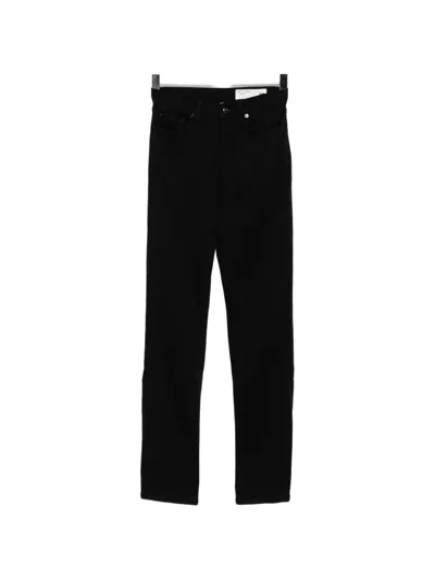 Rag & Bone Flexi Peyton Bootcut Jeans In Black
