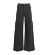 Rag & Bone Flexi Sofie High-rise Wide-leg Jeans In Black