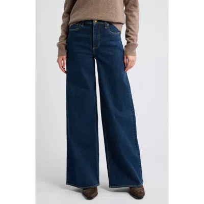 Rag & Bone Flexi Sofie High Waist Wide Leg Jeans In Blue