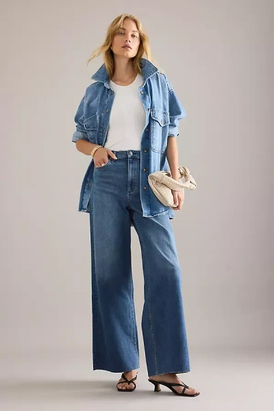 Rag & Bone Flexi Sofie Wide-leg Jeans In Blue