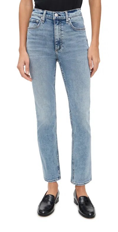 Rag & Bone Flexi Wren Ankle Slim Jeans Nyasa In Black