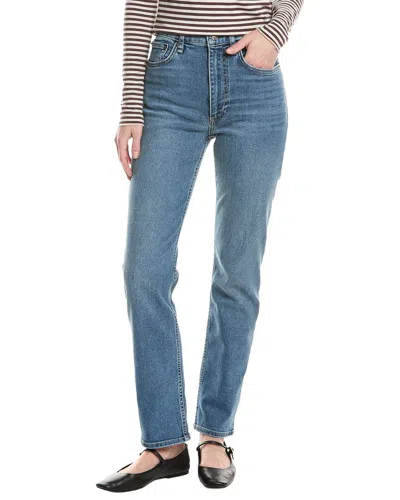 Rag & Bone Flexi Wren Mack Slim Jean In Black