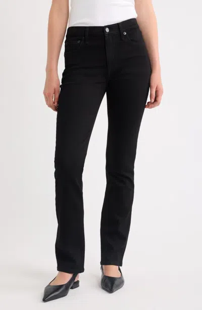 Rag & Bone Flexi Wren Mid Rise Slim Jeans In Black