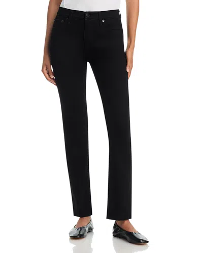Rag & Bone Flexi Wren Mid Rise Slim Jeans In Black
