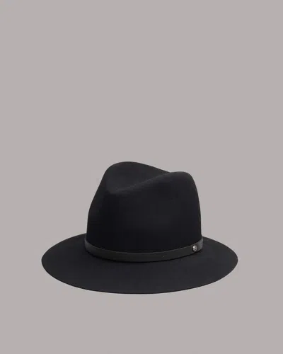 Rag & Bone Floppy Brim Fedora In Black