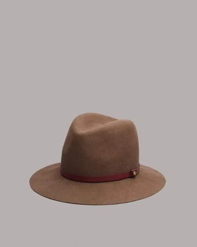 Rag & Bone Floppy Brim Fedora In Brown