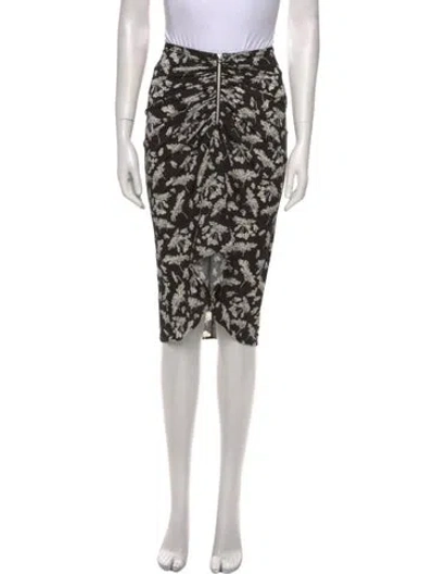Pre-owned Rag & Bone Floral Print Knee-length Skirt In Multi