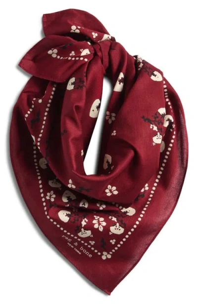 Rag & Bone Floral Western Bandana In Multi