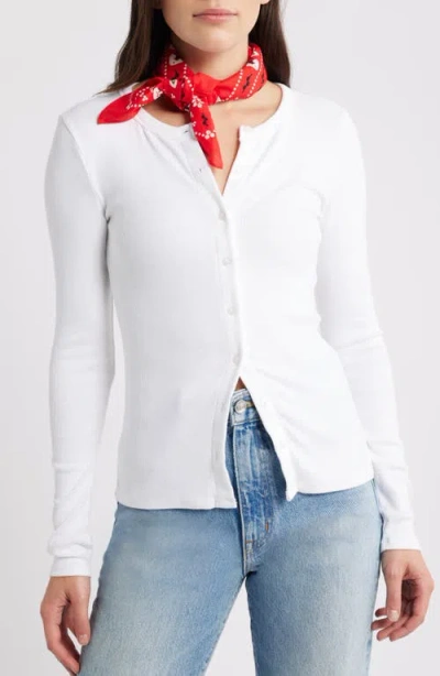 Rag & Bone Floral Western Bandana In Red