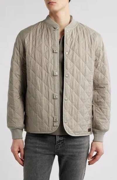 Rag & Bone Gray Focus Quilted Liner Jacket In Elephntgry