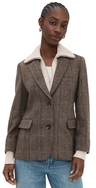 Rag & Bone Frank Blazer Brwmt In Gray